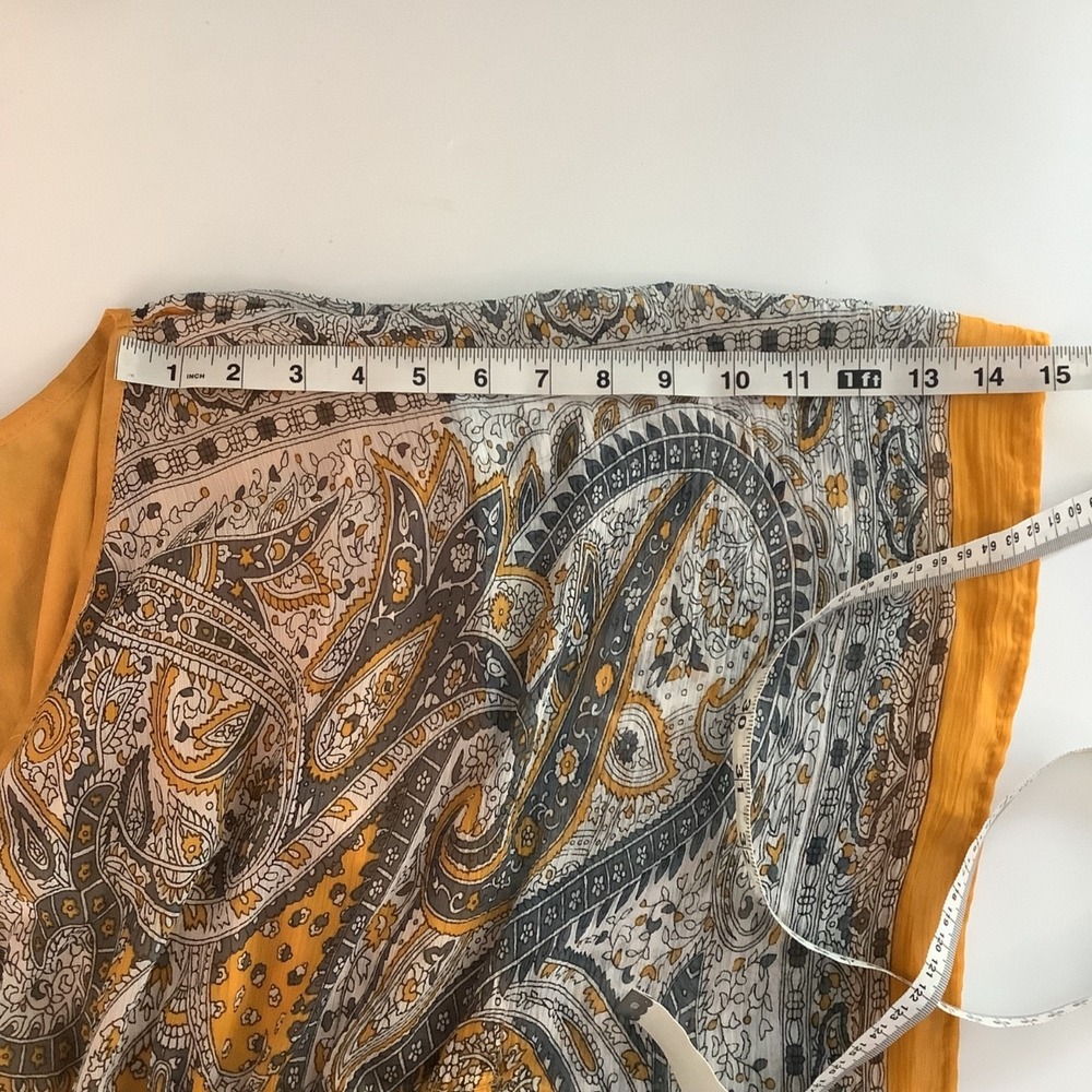 Speed Control New York Paisley Print Tunic Dress Kaftan Cover Up L - Picture 11 of 13